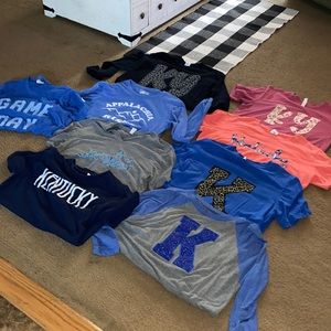 Kentucky tshirt lot of 9 all from boutiques size medium